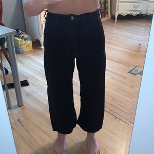 FreePeople WeTheFree Wide Leg Trousers, Black